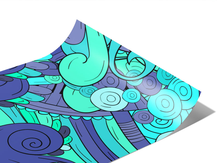 Ocean Chords Music Vinyl Wraps~Rwraps Series 914 Digitally Printed Vinyl Wrap~0