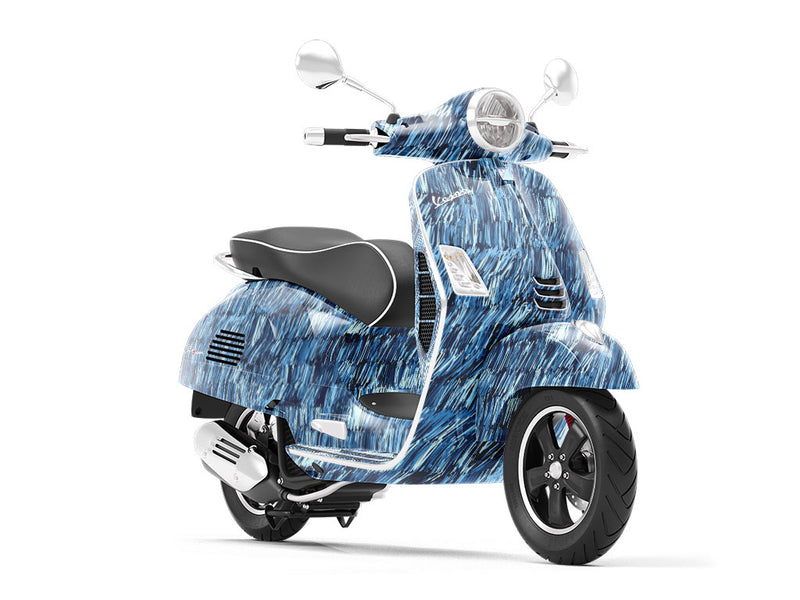 Ocean Fury Water Vespa Scooter Wrap Film