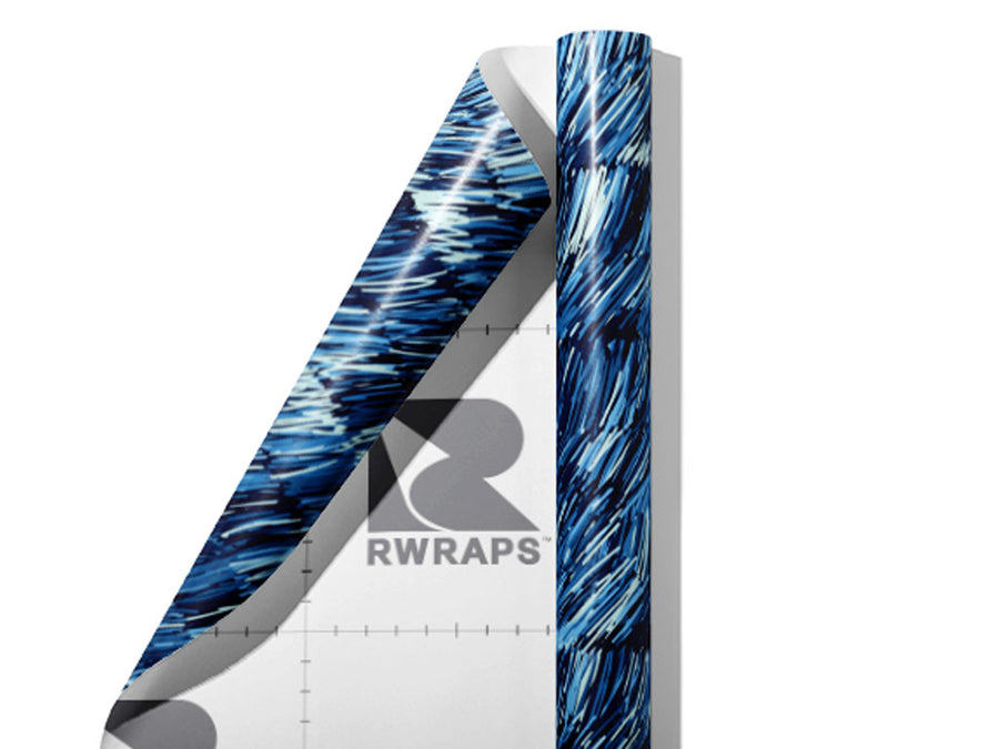 Ocean Fury Water Wrap Film Sheets~Rwraps Series 914 Ocean Fury Water Scrolled Sheet~3