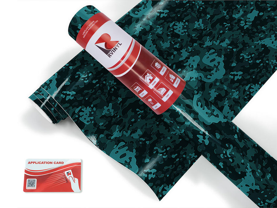 ocean multicam camouflage Craft Vinyl Roll