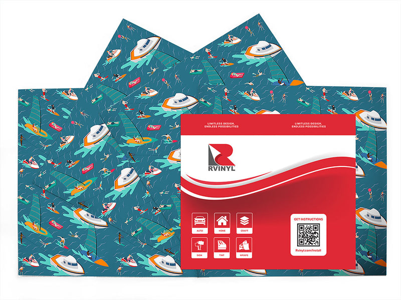 ocean sports sport Craft Vinyl Sheet Pack