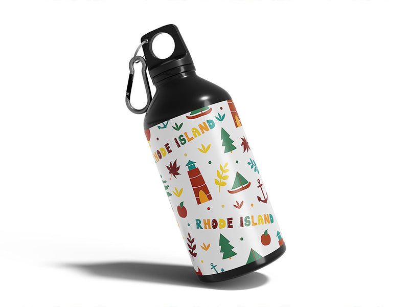 ocean state Water Bottle DIY Stickers