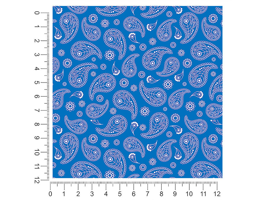ocean swim paisley 1ft x 1ft Craft Sheets