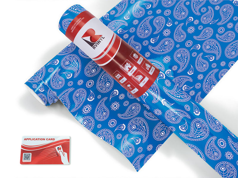 ocean swim paisley Craft Vinyl Roll