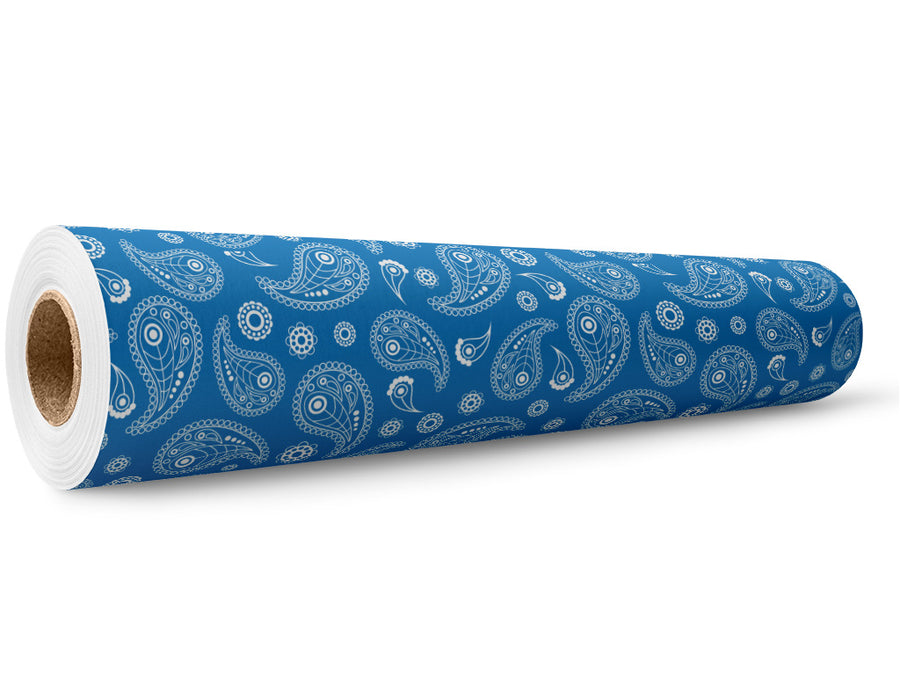 Ocean Swim Paisley Wrap Film Wholesale Roll~Rwraps Series 914 Digitally Printed Vinyl Roll~5