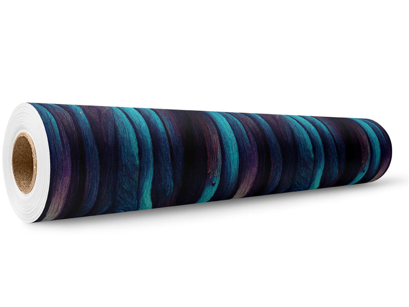 Ocean Waves Wood Plank Wrap Film Wholesale Roll~Rwraps Series 914 Digitally Printed Vinyl Roll~5