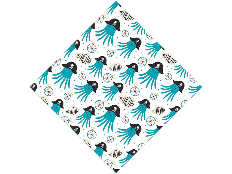 Octopus Pirates Marine Life Vinyl Wrap Pattern