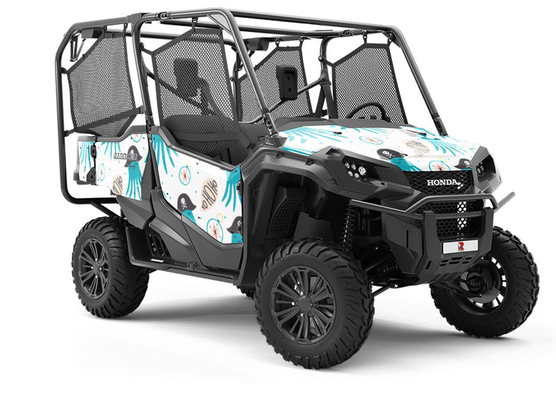 Octopus Pirates Marine Life Utility Vehicle Vinyl Wrap