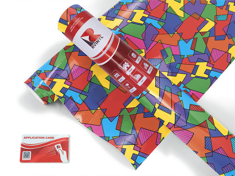 odds and ends mosaic Craft Vinyl Roll