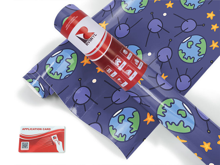 off planet science fiction Craft Vinyl Roll