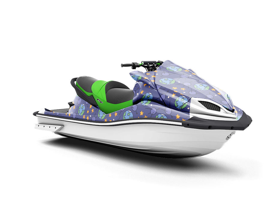 Off Planet Science Fiction Jet Ski Vinyl Customized Wrap