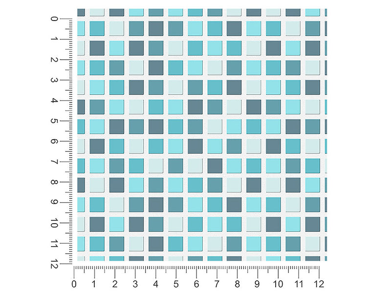 office blues mosaic 1ft x 1ft Craft Sheets