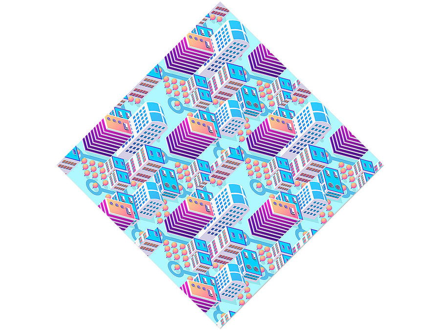 Office Buildings Cityscape Vinyl Wrap Pattern