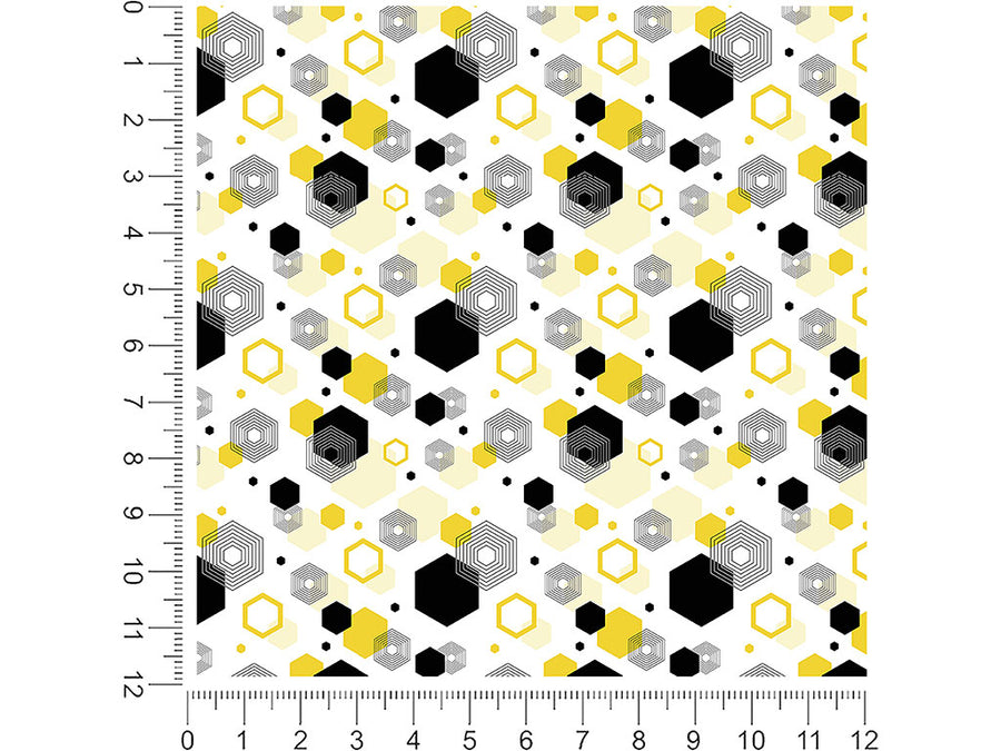 oh beehive abstract geometric 1ft x 1ft Craft Sheets