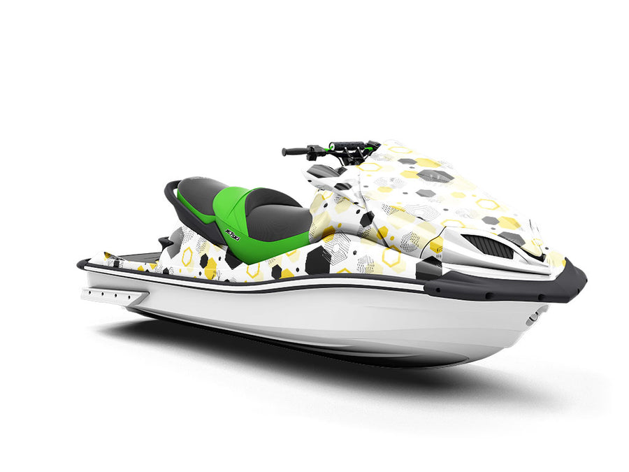 Oh Beehive Abstract Jet Ski Vinyl Customized Wrap