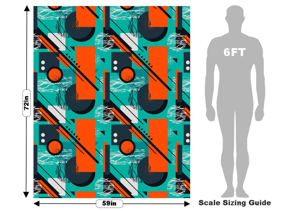 Oil Spill Abstract Vehicle Wrap Scale~Rwraps Series 914 Oil Spill Abstract Measurements~1