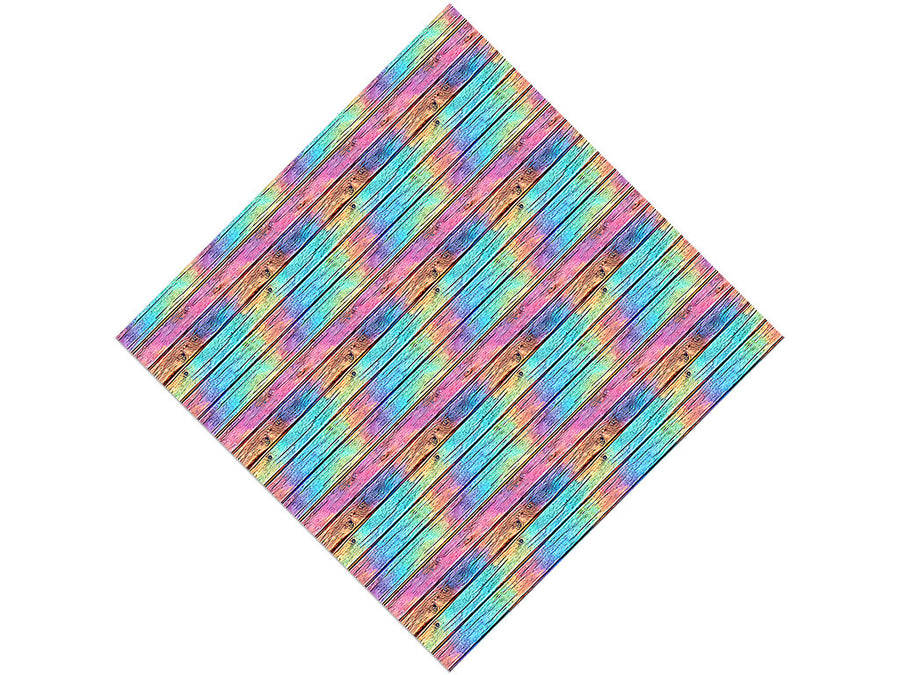 Oil Spill Wood Plank Vinyl Wrap Pattern