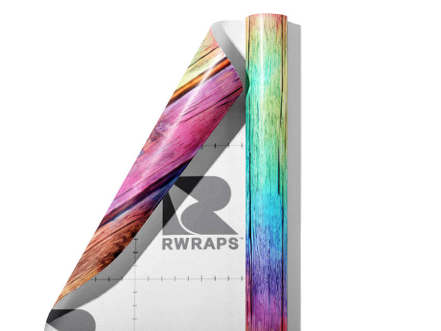 Oil Spill Wood Plank Wrap Film Sheets~Rwraps Series 914 Oil Spill Wood Plank Scrolled Sheet~4