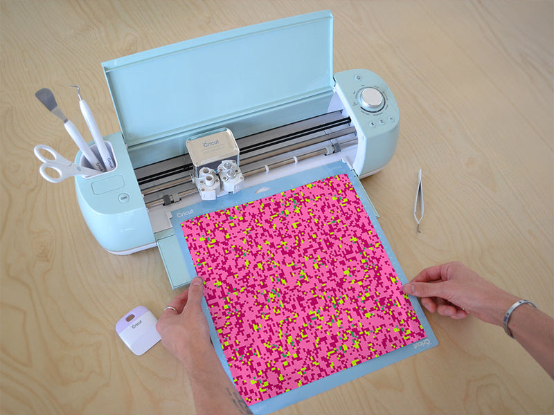 ol razzle dazzle pixel Cricut Compatible Vinyl