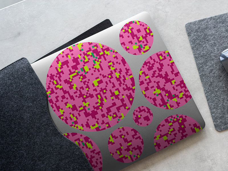 ol razzle dazzle pixel DIY Laptop Stickers