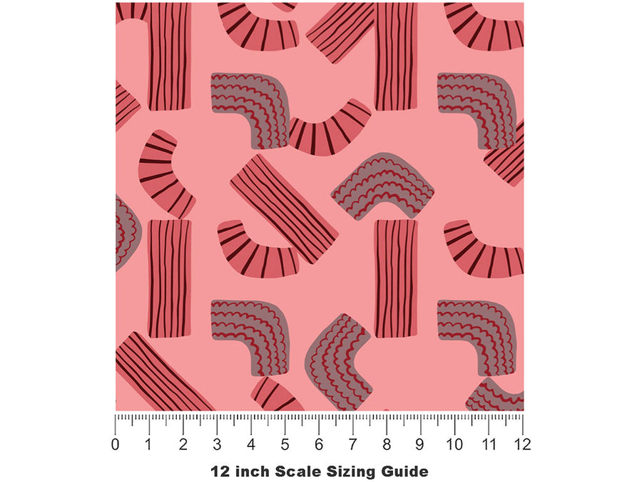 Old Days Abstract Vinyl Film Pattern Size 12 inch Scale~Rwraps Old Days Abstract Sizing Chart~2