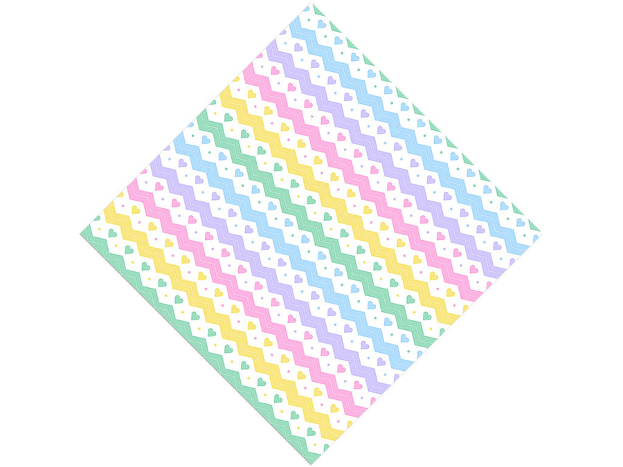 Old Love Heart Vinyl Wrap Pattern