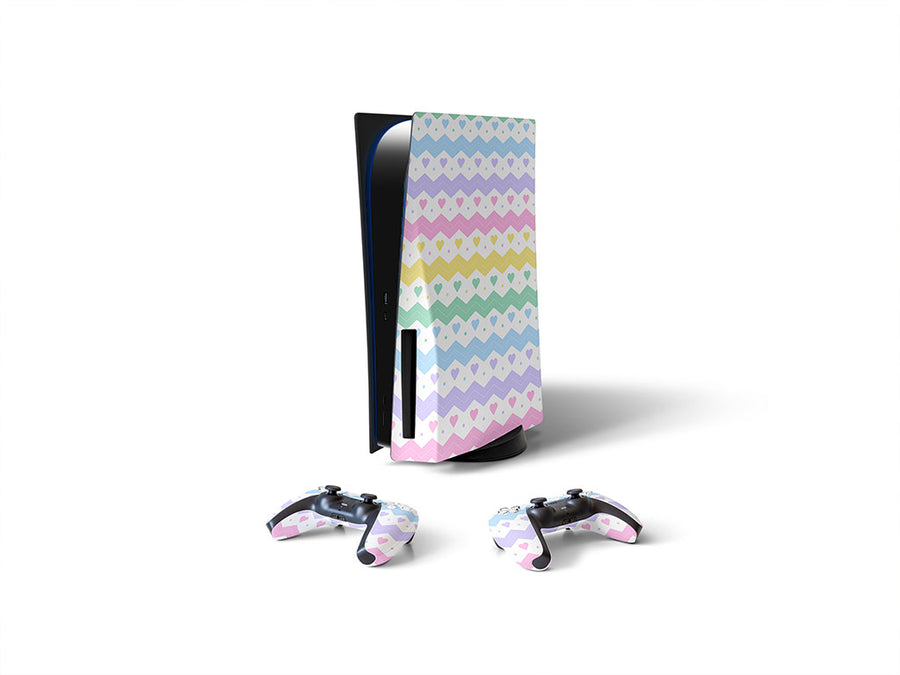 old love heart Sony PS5 DIY Skin