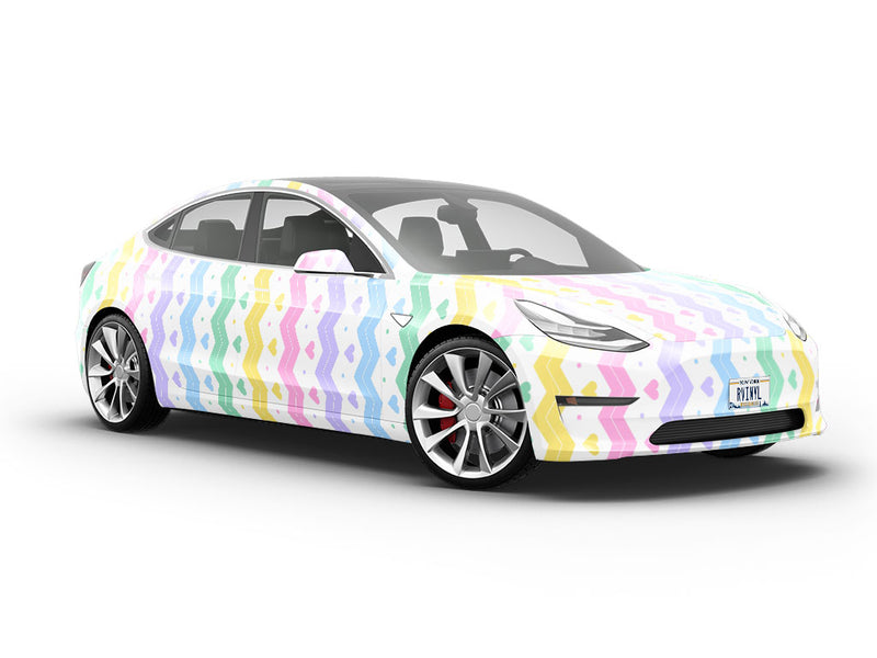 Old Love Heart Vehicle Vinyl Wrap