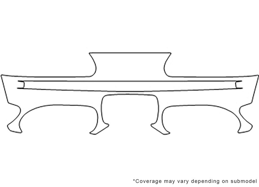 aurora Avery Dennison Clear Bra Bumper Precut PPF Diagram