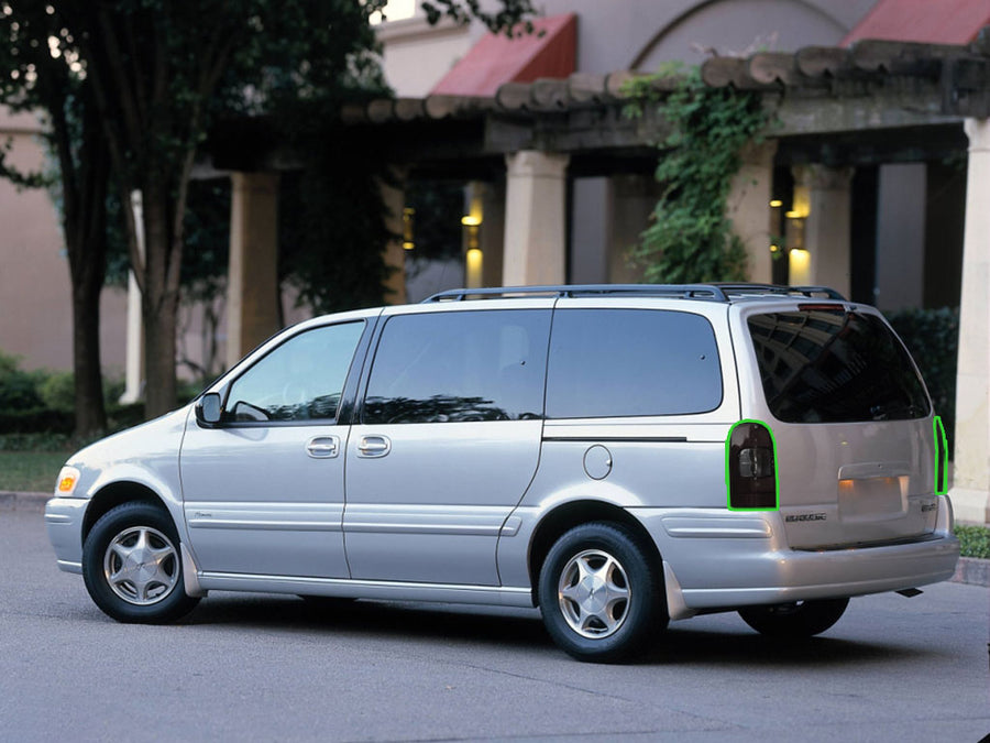 silhouette Tail Light Tint Installation Points