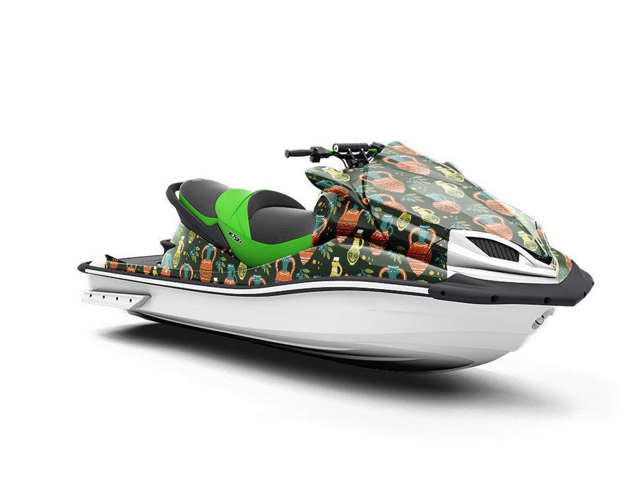 Olive Amphoras Greco Roman Jet Ski Vinyl Customized Wrap