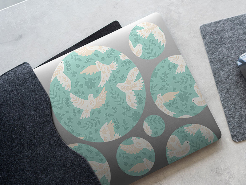 olive branches bird DIY Laptop Stickers