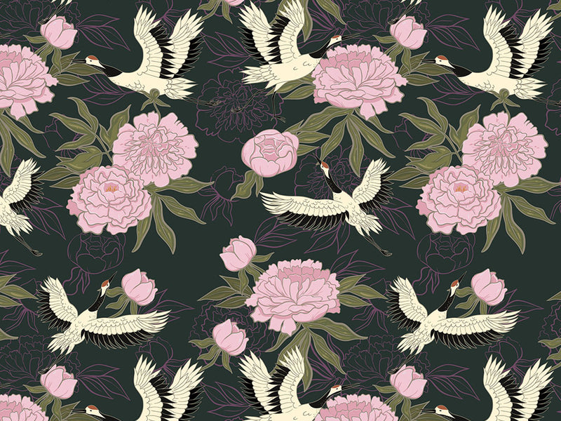 Olive Flight Birds Vinyl Wrap Pattern~Rwraps Series 914 Digitally Printed Vinyl Wrap~0