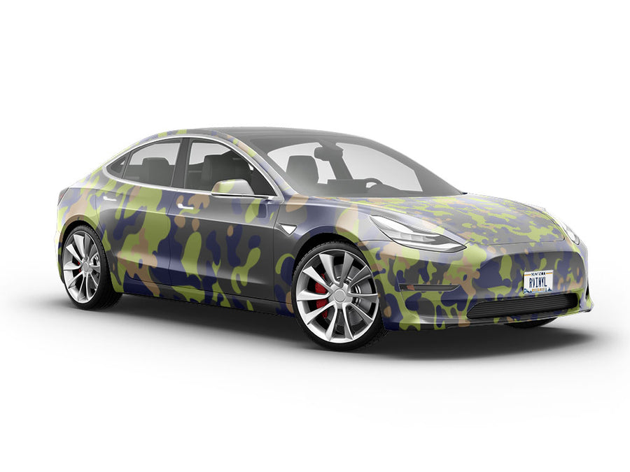 Olive Multicam Camouflage Vehicle Vinyl Wrap