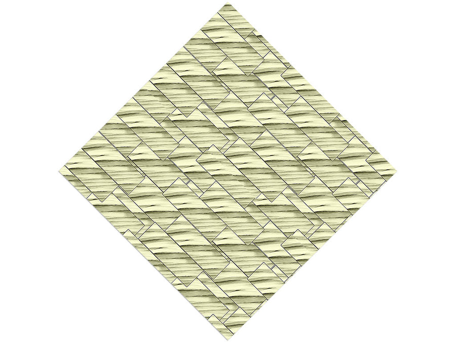Olive Tile Vinyl Wrap Pattern