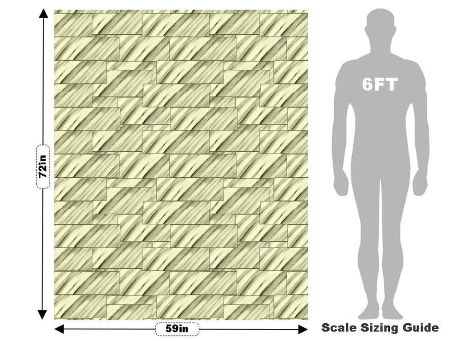 Olive Tile Vehicle Wrap Scale~Rwraps Series 914 Olive Tile Measurements~2