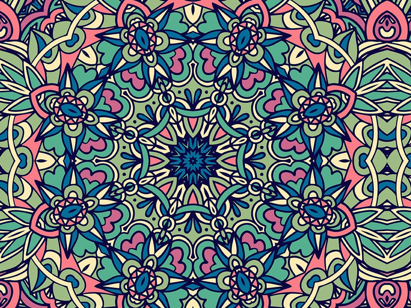 Olive Wonder Mandala Vinyl Wrap Pattern~Rwraps Series 914 Digitally Printed Vinyl Wrap~0