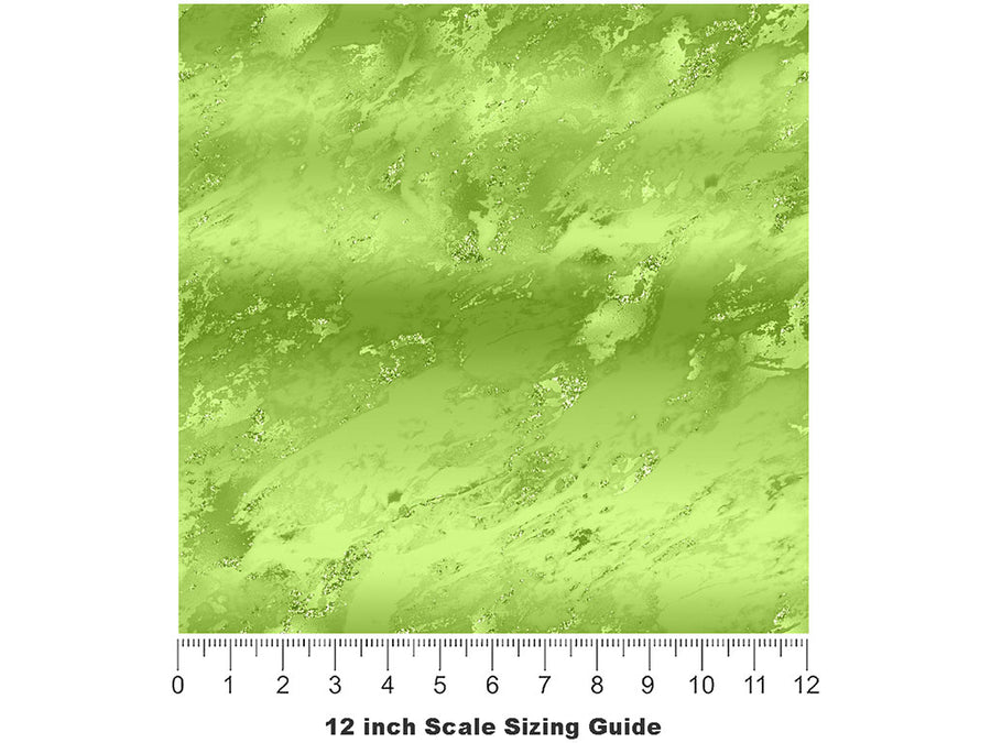 Olivine Shine Gemstone Vinyl Film Pattern Size 12 inch Scale~Rwraps Olivine Shine Gemstone Sizing Chart~2