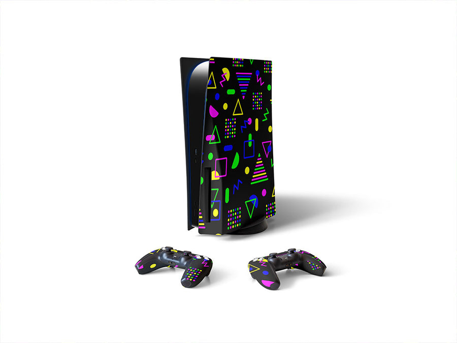 olla podrida abstract geometric Sony PS5 DIY Skin