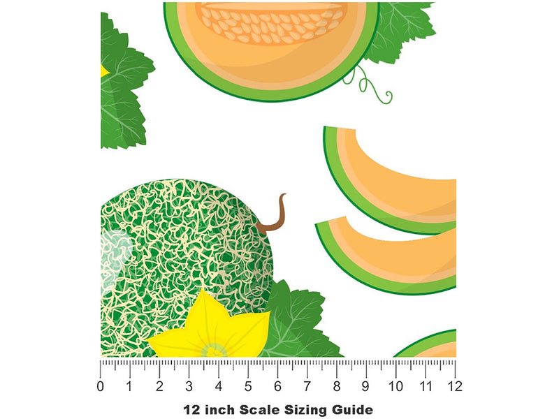Olympic Express Fruit Vinyl Film Pattern Size 12 inch Scale~Rwraps Olympic Express Fruit Sizing Chart~2