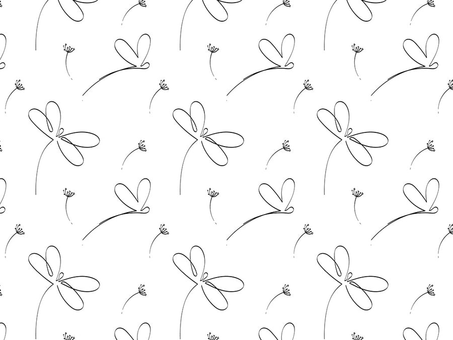 One Line Bug Vinyl Wrap Pattern~Rwraps Series 914 Digitally Printed Vinyl Wrap~0