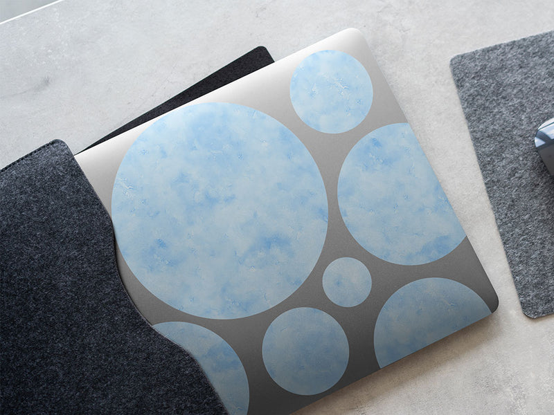 one try watercolor DIY Laptop Stickers