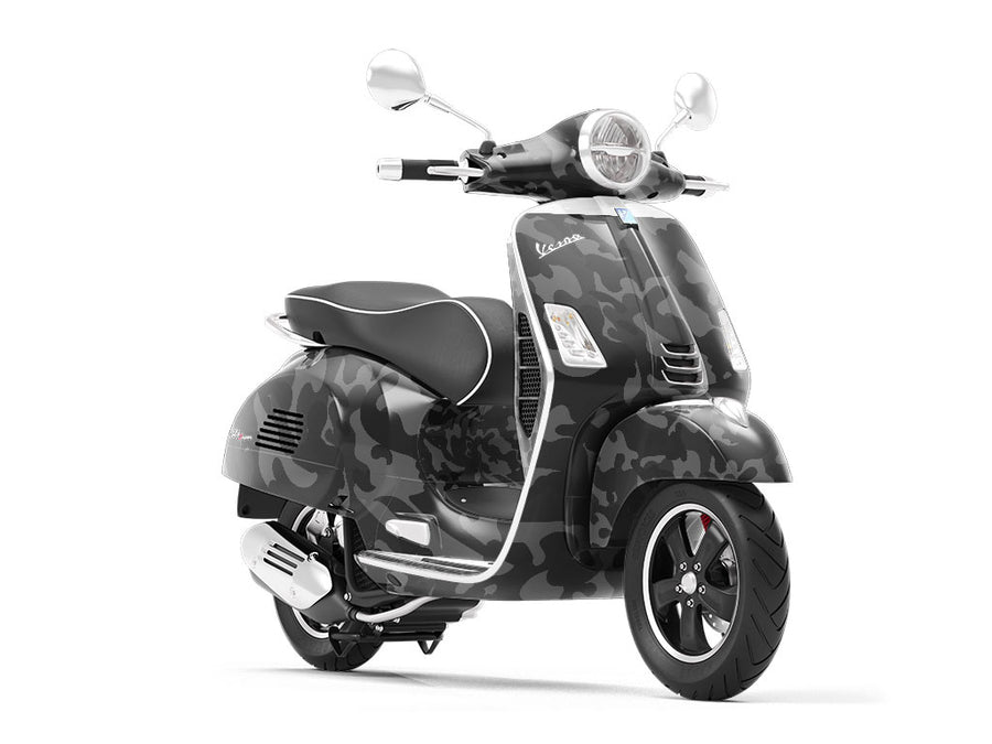 Onyx Buckshot Camouflage Vespa Scooter Wrap Film