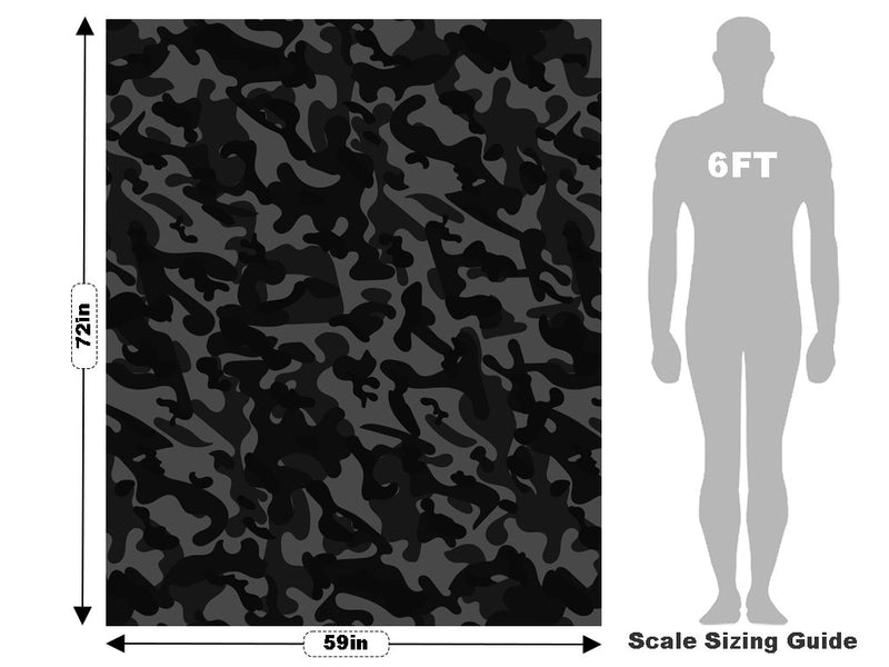 Onyx Buckshot Camouflage Vehicle Wrap Scale~Rwraps Series 914 Onyx Buckshot Camouflage Measurements~2
