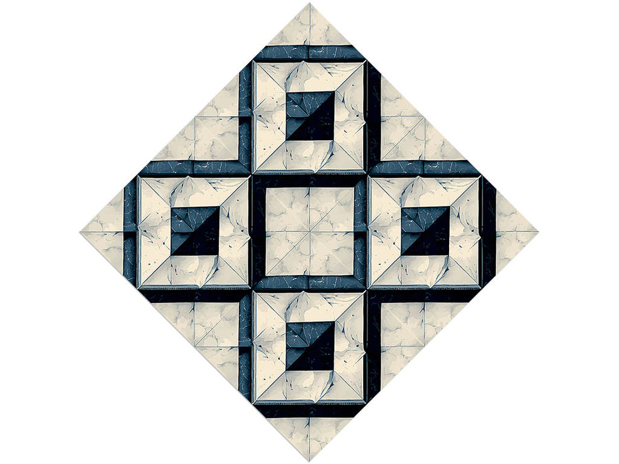 Onyx Diamond Tile Vinyl Wrap Pattern