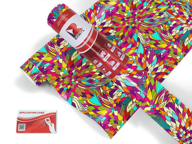 optimistic pessimist floral Craft Vinyl Roll