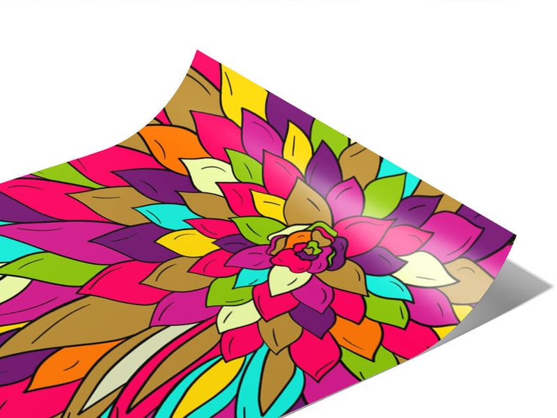 Optimistic Pessimist Floral Vinyl Wraps~Rwraps Series 914 Digitally Printed Vinyl Wrap~0