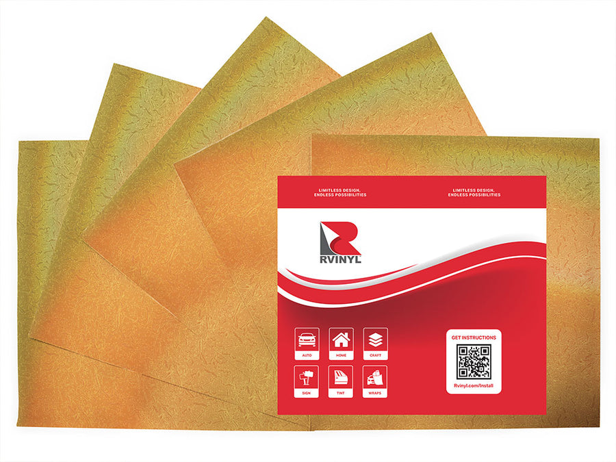 ORACAL 383 Gold Ultraleaf Craft Vinyl Sheet Pack