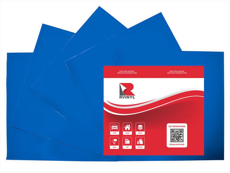 ORACAL 631 Azure Blue Craft Vinyl Sheet Pack