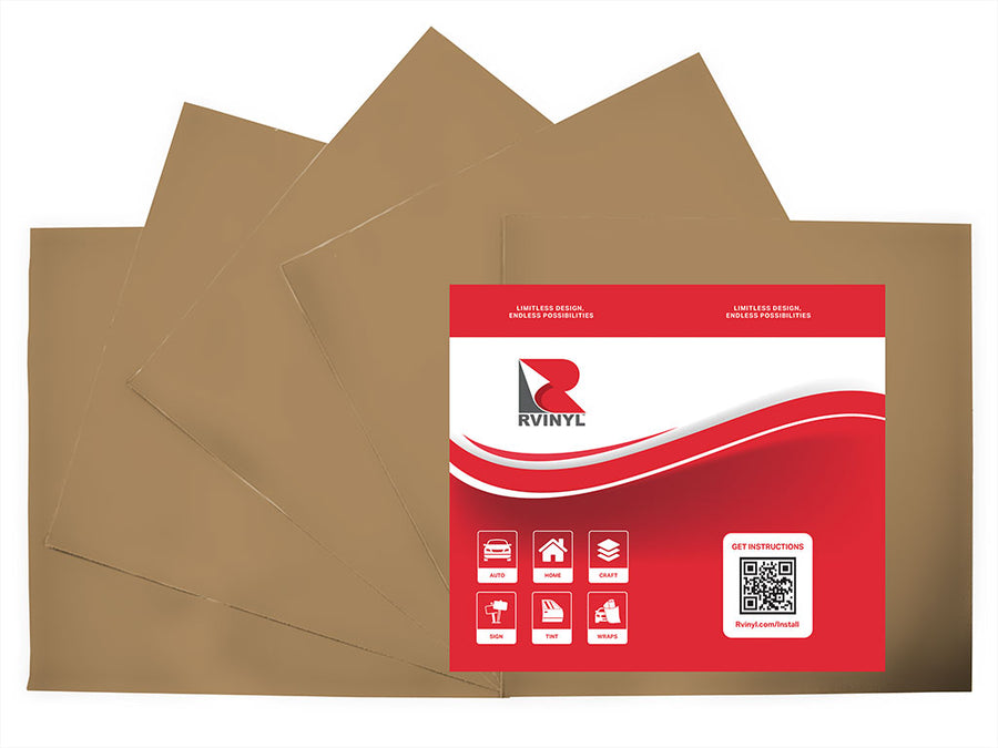ORACAL 631 Light Brown Craft Vinyl Sheet Pack